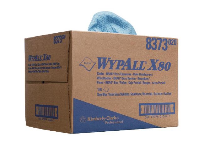 8373 - WYPALL* X80 Протирочный материал - Упаковка BRAG* Box