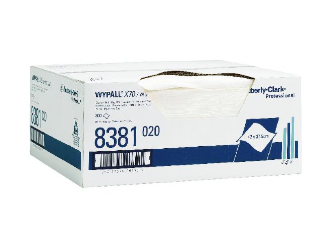 8381 - WYPALL* X70 Протирочный материал - Упаковка Rag Box