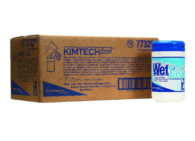 7732 - KIMTECH* WETTASK DS Протирочные салфетки - Маленькие рулоны + ведро